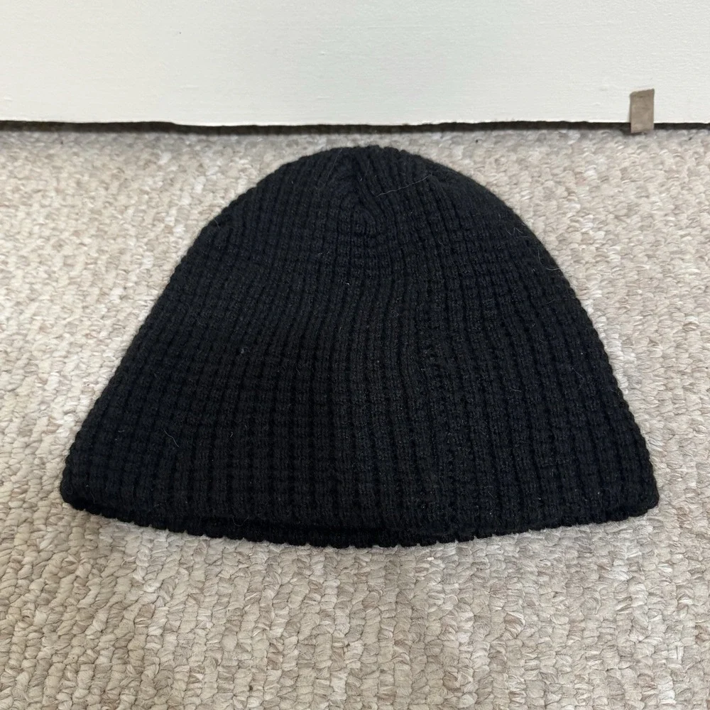 Rutgers University Business Scarlet Knights Black Waffle Winter Beanie Hat